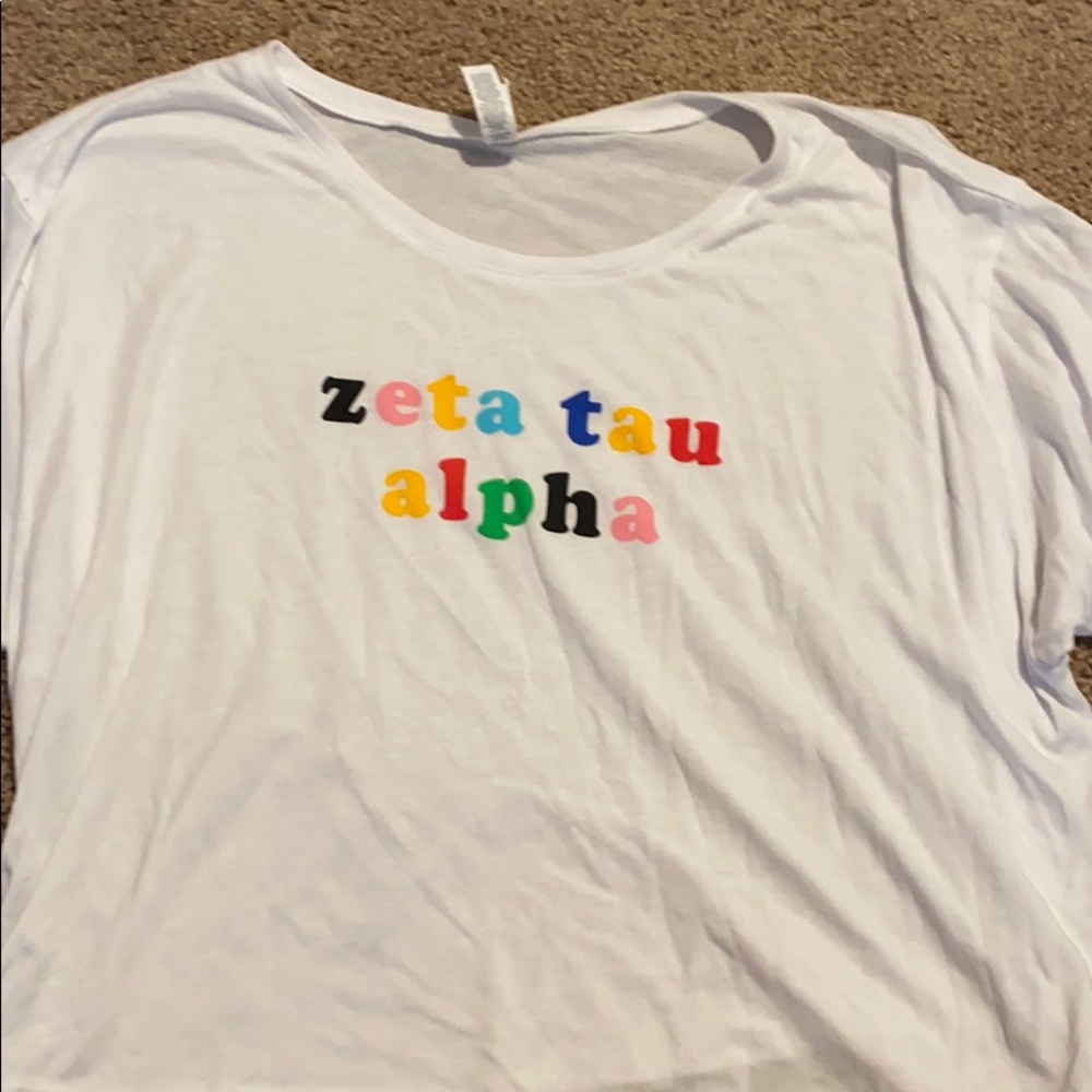 Loose Fit Zeta Tau Alpha, ZTA shirt